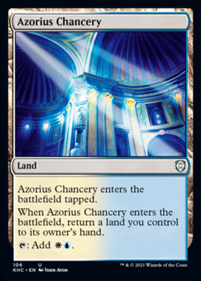 Azorius Chancery [Kaldheim Commander] | Mega City Incorporated