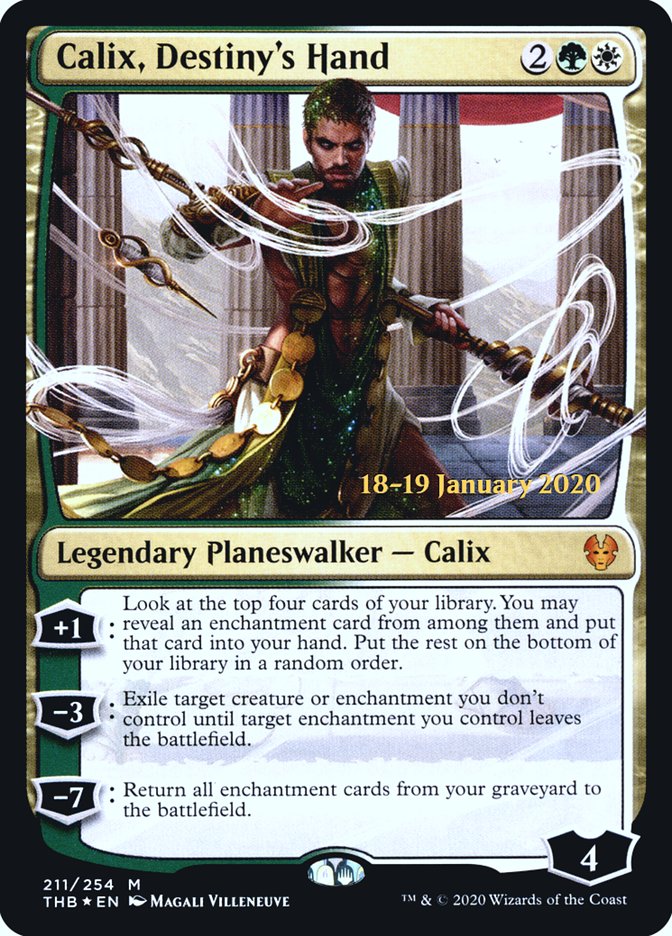 Calix, Destiny's Hand [Theros Beyond Death Prerelease Promos] | Mega City Incorporated