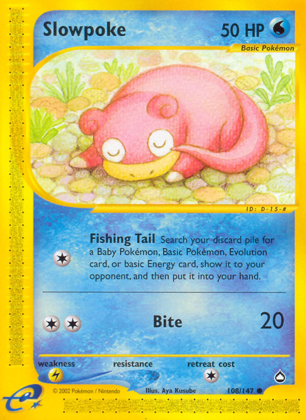 Slowpoke (108/147) [Aquapolis] | Mega City Incorporated