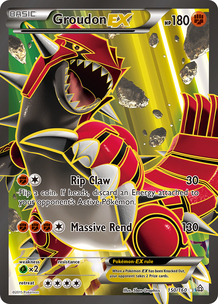 Groudon EX (150/160) [XY: Primal Clash] | Mega City Incorporated