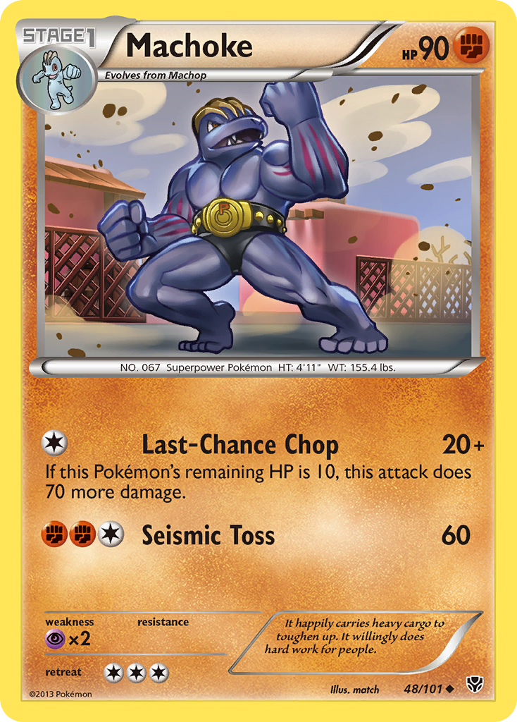 Machoke (48/101) [Black & White: Plasma Blast] | Mega City Incorporated