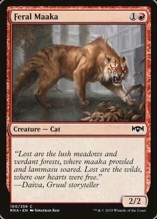 Feral Maaka [Ravnica Allegiance] | Mega City Incorporated