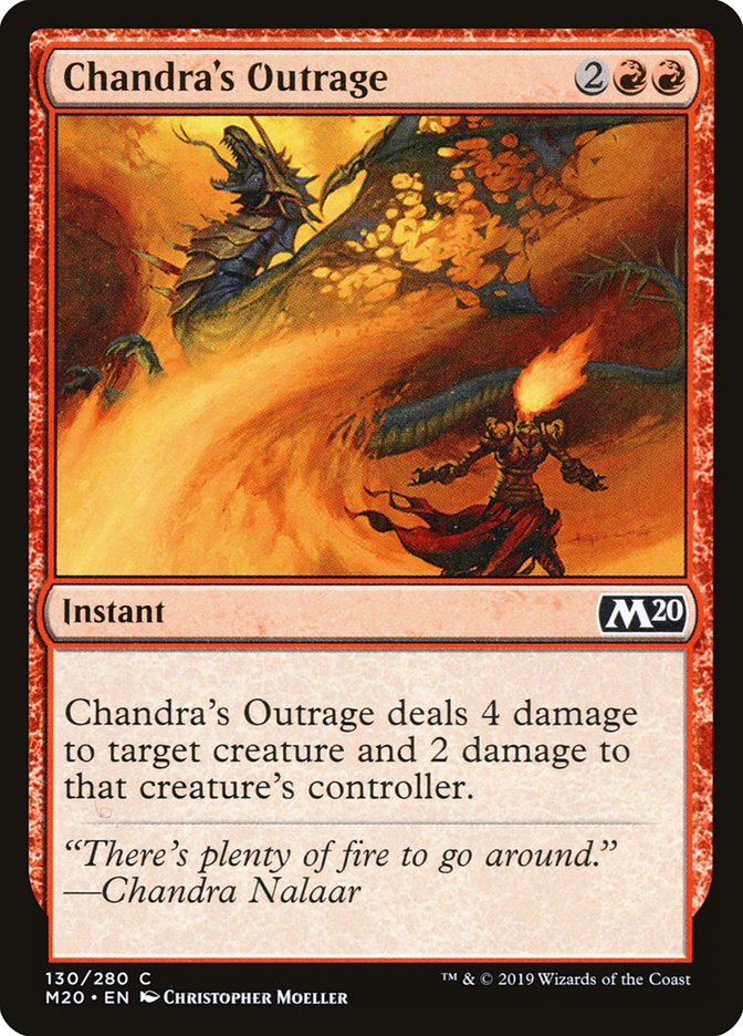 Chandra's Outrage [Core Set 2020] | Mega City Incorporated