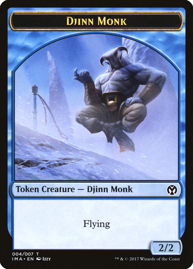 Djinn Monk [Iconic Masters Tokens] | Mega City Incorporated