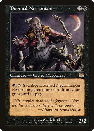 Doomed Necromancer [Onslaught] | Mega City Incorporated