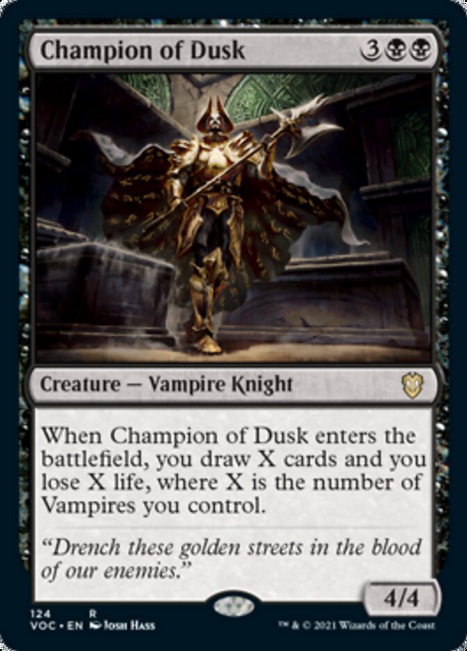 Champion of Dusk [Innistrad: Crimson Vow Commander] | Mega City Incorporated