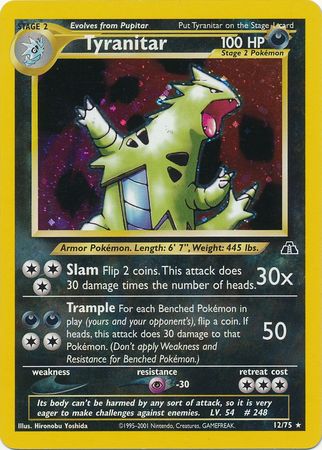 Tyranitar (12/75) [Neo Discovery Unlimited] | Mega City Incorporated