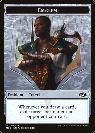 Emblem - Teferi, Hero of Dominaria [Mythic Edition Tokens] | Mega City Incorporated