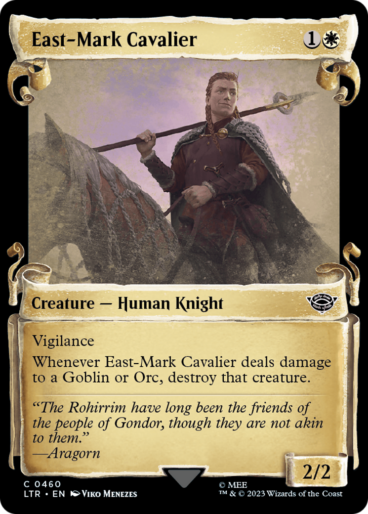 East-Mark Cavalier [The Lord of the Rings: Tales of Middle-Earth Showcase Scrolls] | Mega City Incorporated