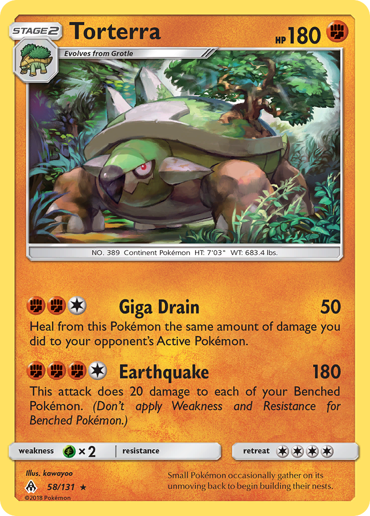 Torterra (58/131) [Sun & Moon: Forbidden Light] | Mega City Incorporated