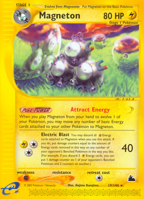 Magneton (19/144) [Skyridge] | Mega City Incorporated