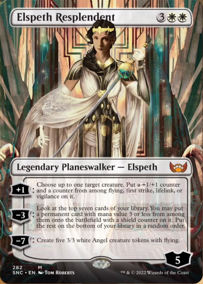 Elspeth Resplendent (Borderless) [Streets of New Capenna] | Mega City Incorporated