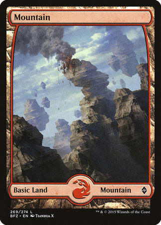 Mountain (269) - Full Art [Battle for Zendikar] | Mega City Incorporated