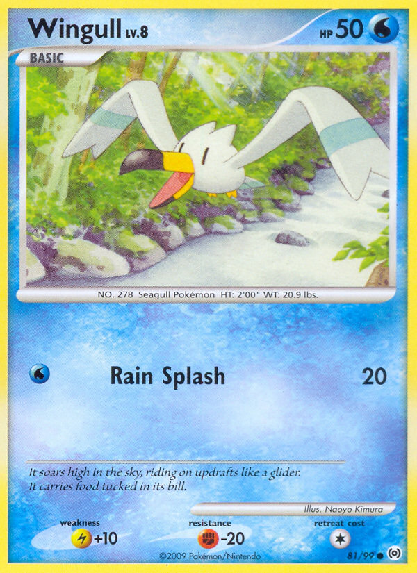 Wingull (81/99) [Platinum: Arceus] | Mega City Incorporated