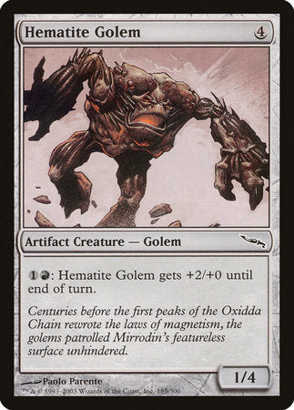 Hematite Golem [Mirrodin] | Mega City Incorporated