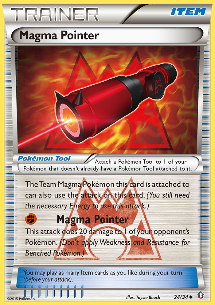 Magma Pointer (24/34) [XY: Double Crisis] | Mega City Incorporated