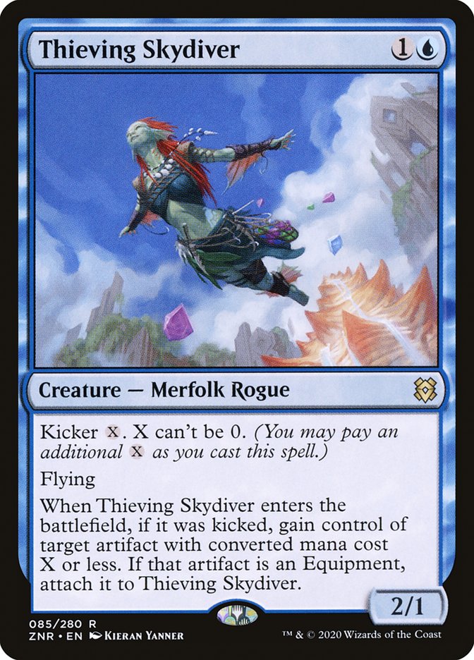 Thieving Skydiver [Zendikar Rising] | Mega City Incorporated