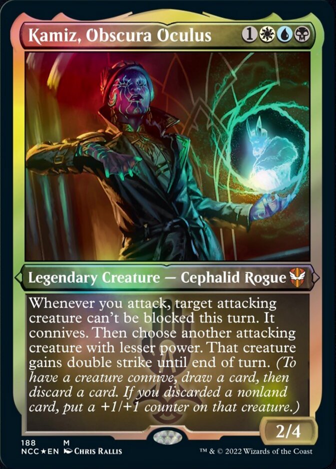Kamiz, Obscura Oculus (Display Commander) [Streets of New Capenna Commander] | Mega City Incorporated