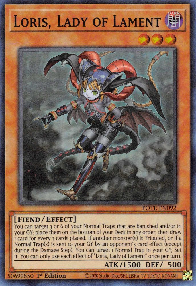Loris, Lady of Lament [POTE-EN092] Super Rare | Mega City Incorporated