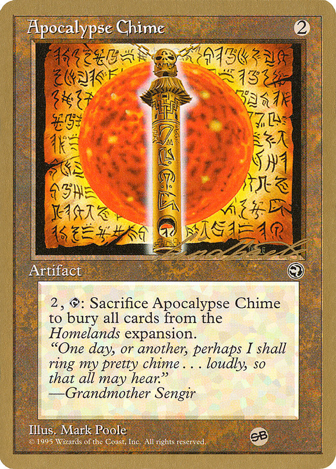 Apocalypse Chime (Leon Lindback) (SB) [Pro Tour Collector Set] | Mega City Incorporated