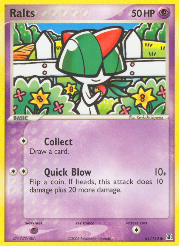 Ralts (81/113) [EX: Delta Species] | Mega City Incorporated