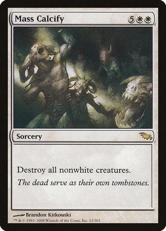 Mass Calcify [Shadowmoor] | Mega City Incorporated