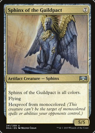 Sphinx of the Guildpact [Ravnica Allegiance] | Mega City Incorporated