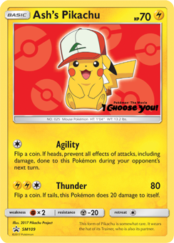 Ash's Pikachu (SM109) [Sun & Moon: Black Star Promos] | Mega City Incorporated