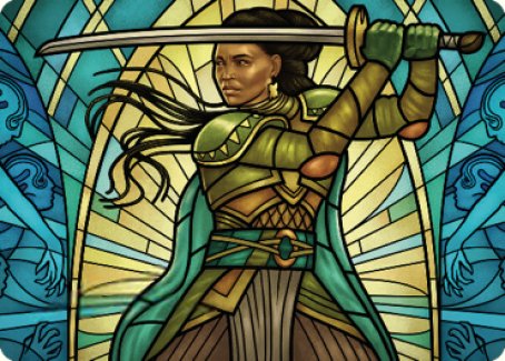 Shanna, Purifying Blade Art Card 2 [Dominaria United Art Series] | Mega City Incorporated