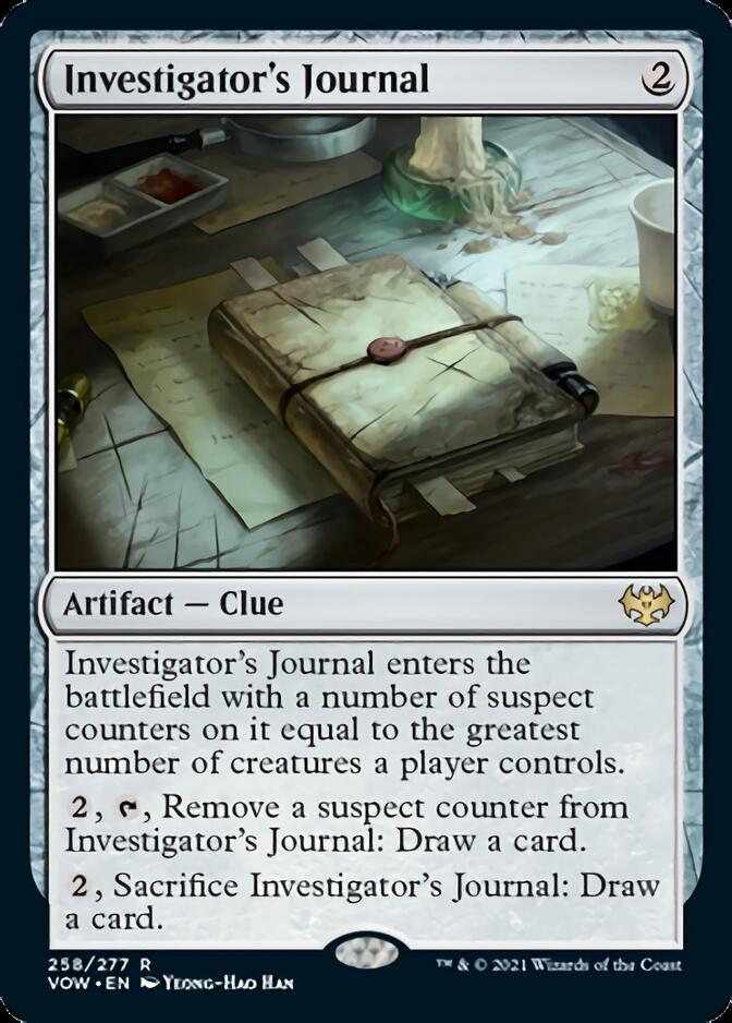 Investigator's Journal [Innistrad: Crimson Vow] | Mega City Incorporated