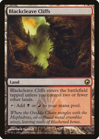 Blackcleave Cliffs [Scars of Mirrodin] | Mega City Incorporated