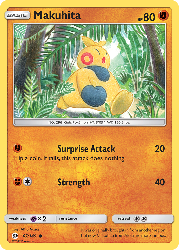 Makuhita (67/149) [Sun & Moon: Base Set] | Mega City Incorporated