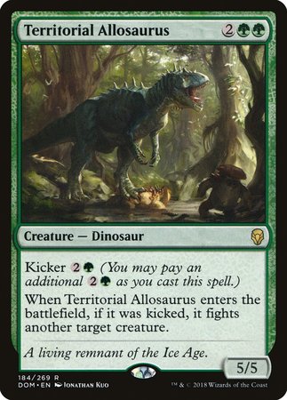 Territorial Allosaurus [Dominaria] | Mega City Incorporated