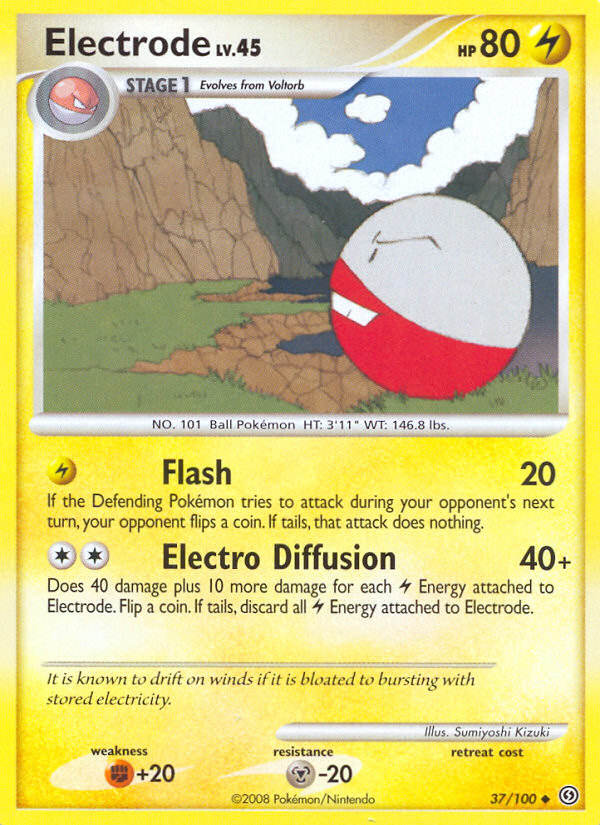 Electrode (37/100) [Diamond & Pearl: Stormfront] | Mega City Incorporated