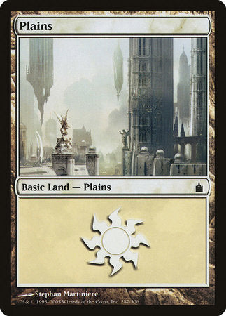 Plains (287) [Ravnica: City of Guilds] | Mega City Incorporated