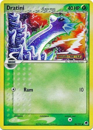 Dratini (46/101) (Delta Species) (Stamped) [EX: Dragon Frontiers] | Mega City Incorporated