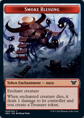 Smoke Blessing // Spirit (009) Double-sided Token [Kamigawa: Neon Dynasty Commander Tokens] | Mega City Incorporated