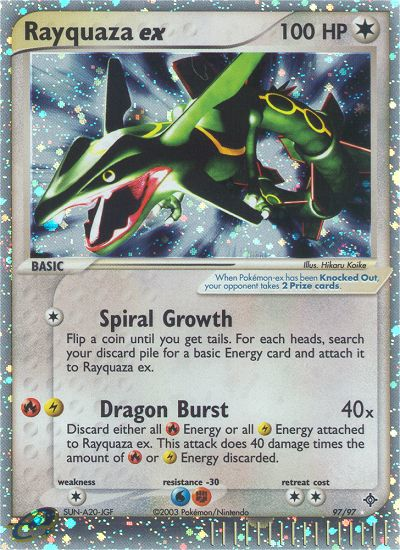 Rayquaza ex (97/97) [EX: Dragon] | Mega City Incorporated