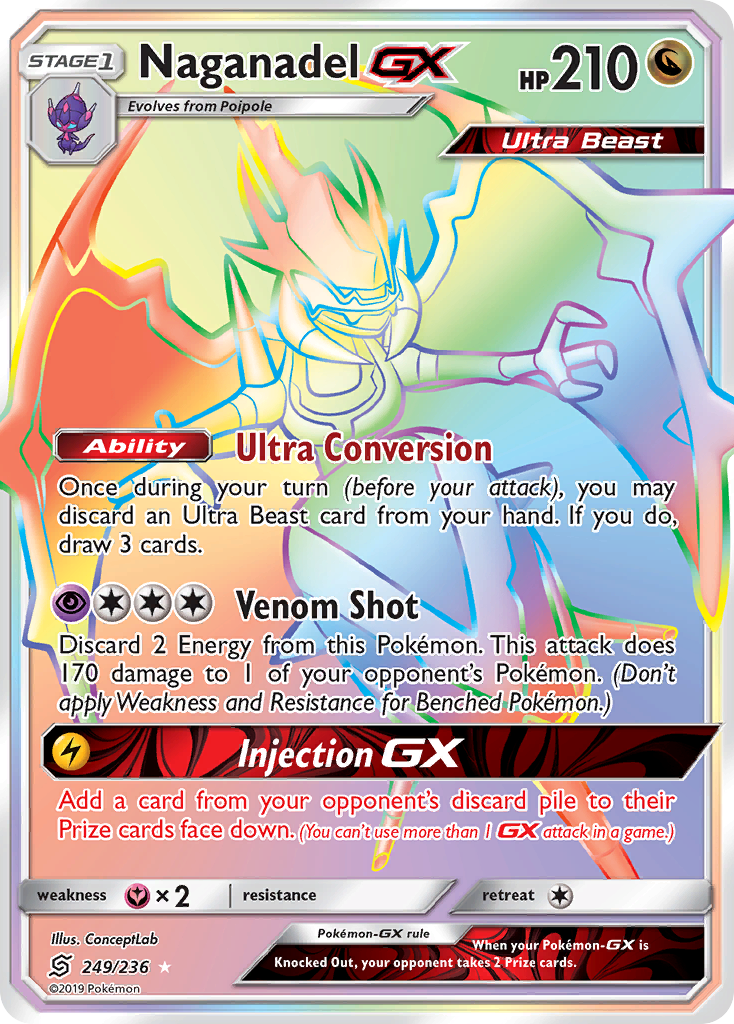 Naganadel GX (249/236) [Sun & Moon: Unified Minds] | Mega City Incorporated