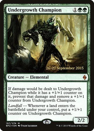 Undergrowth Champion [Battle for Zendikar Promos] | Mega City Incorporated