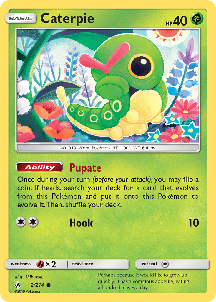 Caterpie (2/214) [Sun & Moon: Unbroken Bonds] | Mega City Incorporated