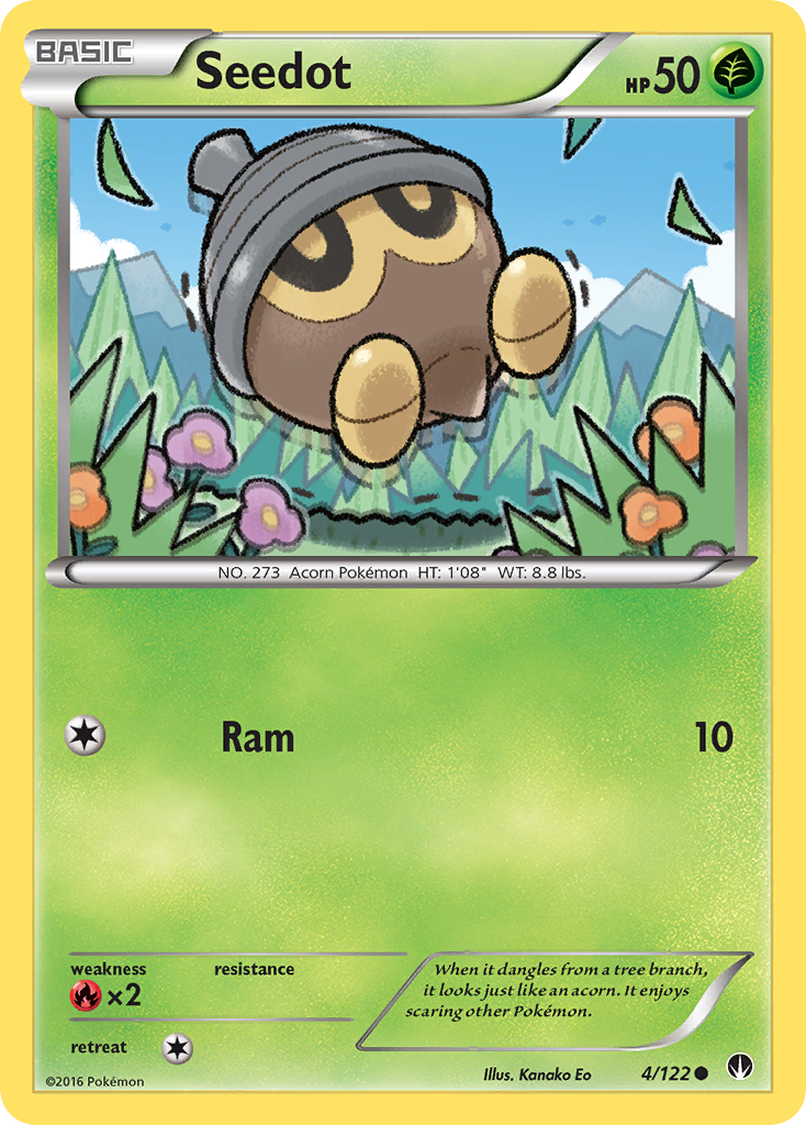 Seedot (4/122) [XY: BREAKpoint] | Mega City Incorporated