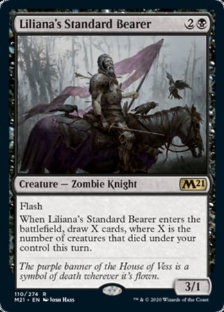 Liliana's Standard Bearer [Core Set 2021] | Mega City Incorporated