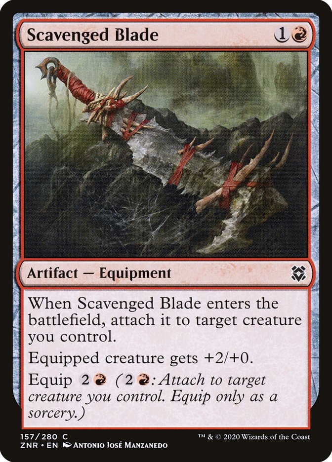 Scavenged Blade [Zendikar Rising] | Mega City Incorporated