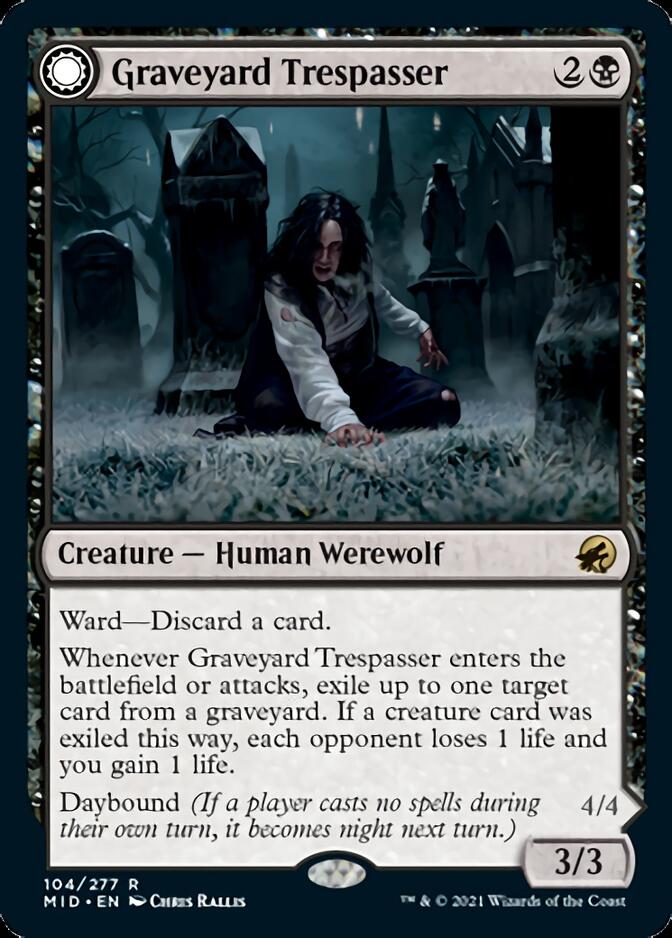 Graveyard Trespasser // Graveyard Glutton [Innistrad: Midnight Hunt] | Mega City Incorporated