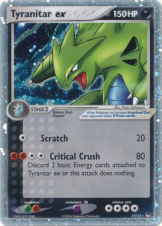 Tyranitar ex (17/17) (Holo) [POP Series 1] | Mega City Incorporated