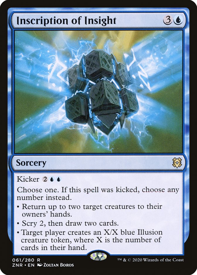 Inscription of Insight [Zendikar Rising] | Mega City Incorporated