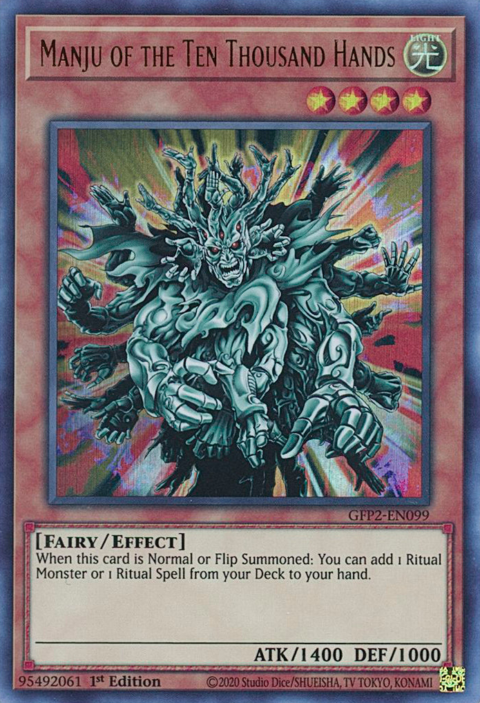 Manju of the Ten Thousand Hands [GFP2-EN099] Ultra Rare | Mega City Incorporated