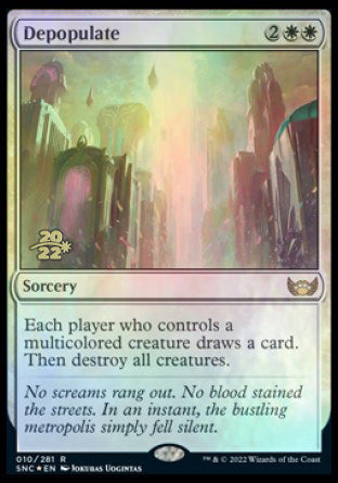 Depopulate [Streets of New Capenna Prerelease Promos] | Mega City Incorporated