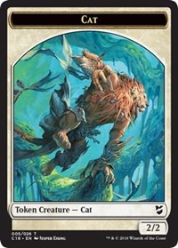 Cat // Soldier Double-sided Token [Commander 2018 Tokens] | Mega City Incorporated